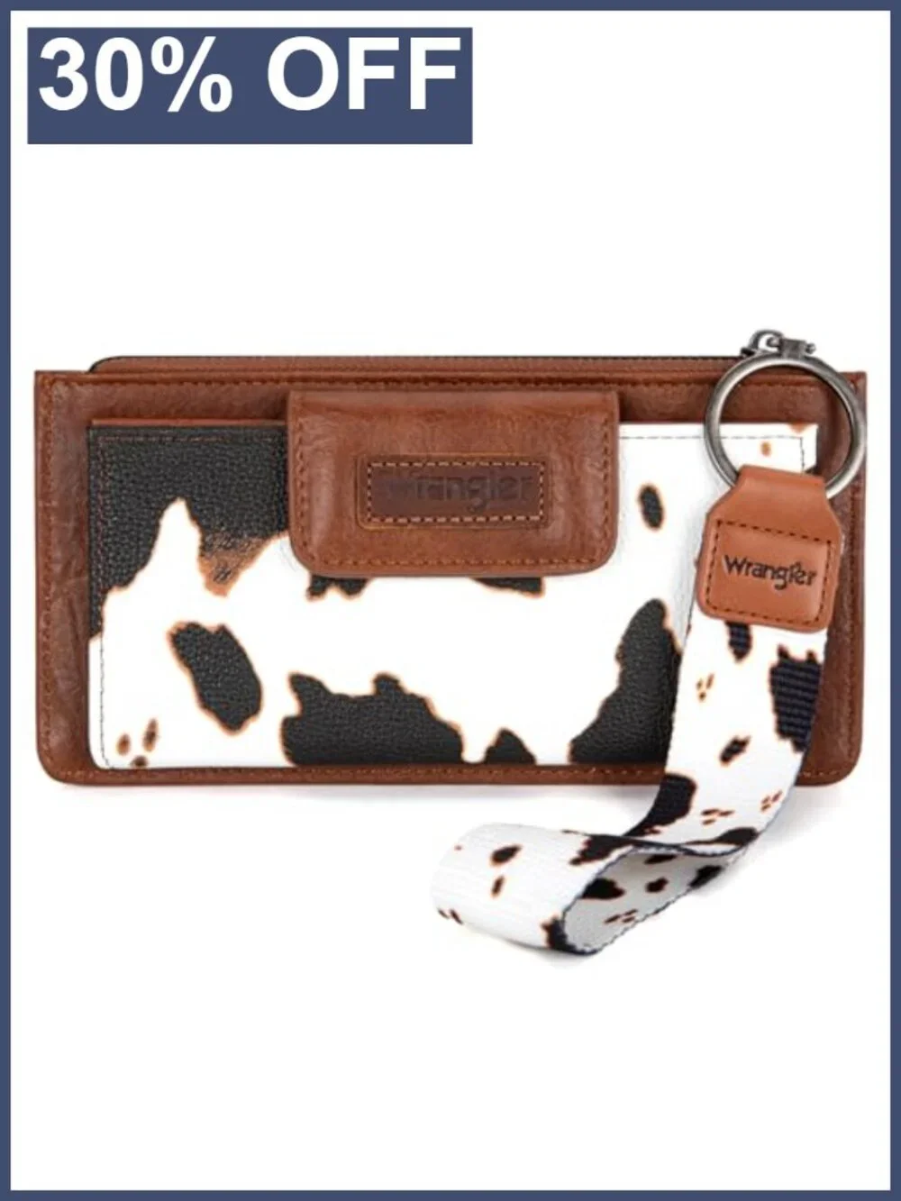 Faux Leather Wristlet Wallet RFID Card Case Coin Purse Zip Clutch